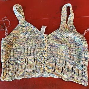 Multicolor Knit Women's Top xl